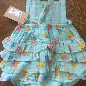 New with tags popsicle ruffle sunsuit